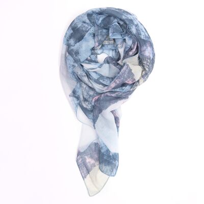 Art scarf Blue