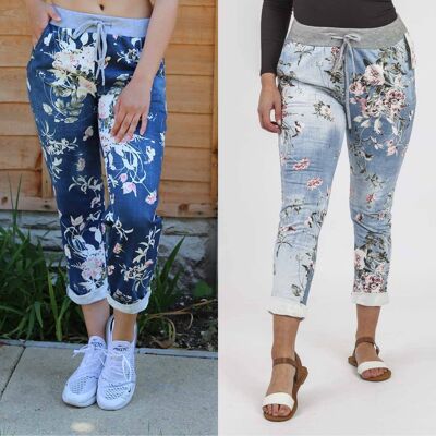 Magic Floral Joggers Dark