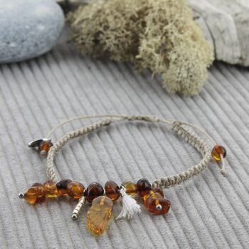 Bracelet ambre "Ange"