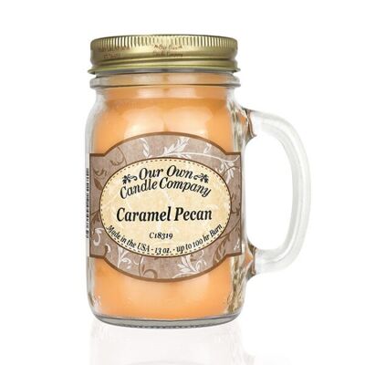 Caramel Pecan Classic Mason Candle