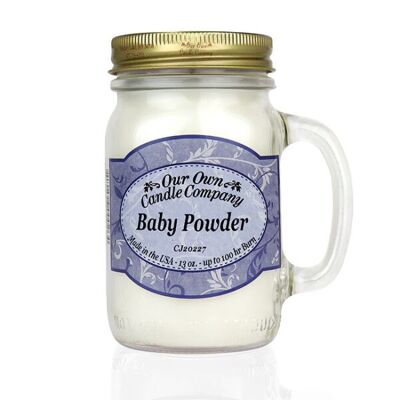 Baby Powder Classic Mason Candle