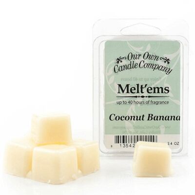 Coconut Banana Melt’ems – Premium Wax Melts