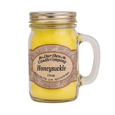 Honeysuckle Classic Mason Candle