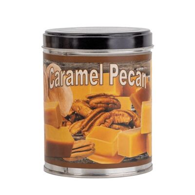 Deep Caramel Pecan Tin Candle