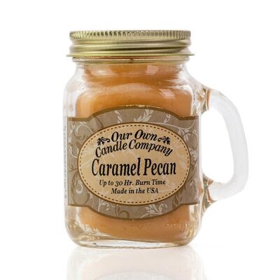 Caramel Pecan Mini Mason Candle