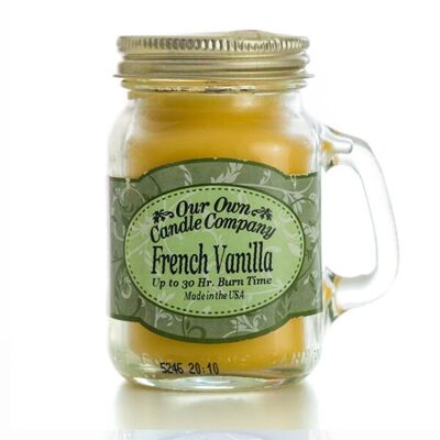 French Vanilla Mini Mason Candle