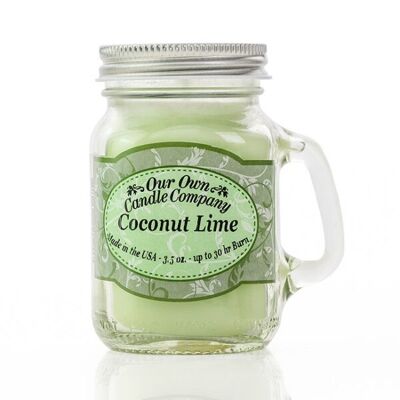 Coconut Lime Mini Mason Candle