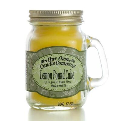 Lemon Poundcake Mini Mason Candle