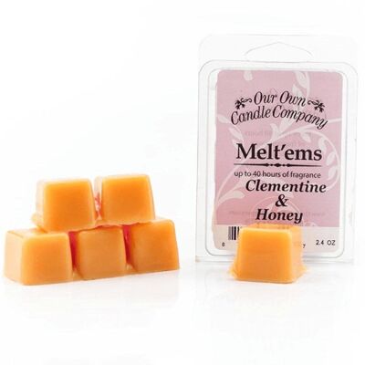 Clementine & Honey Melt’ems – Premium Wax Melts