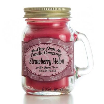 Strawberry Melon Mini Mason Candle