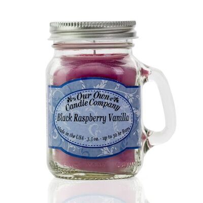 Black Raspberry Vanilla Mini Mason Candle