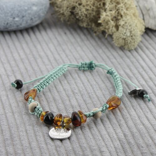 Bracelet ambre "Respiration"