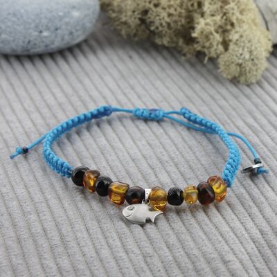 "Fresh water" amber bracelet