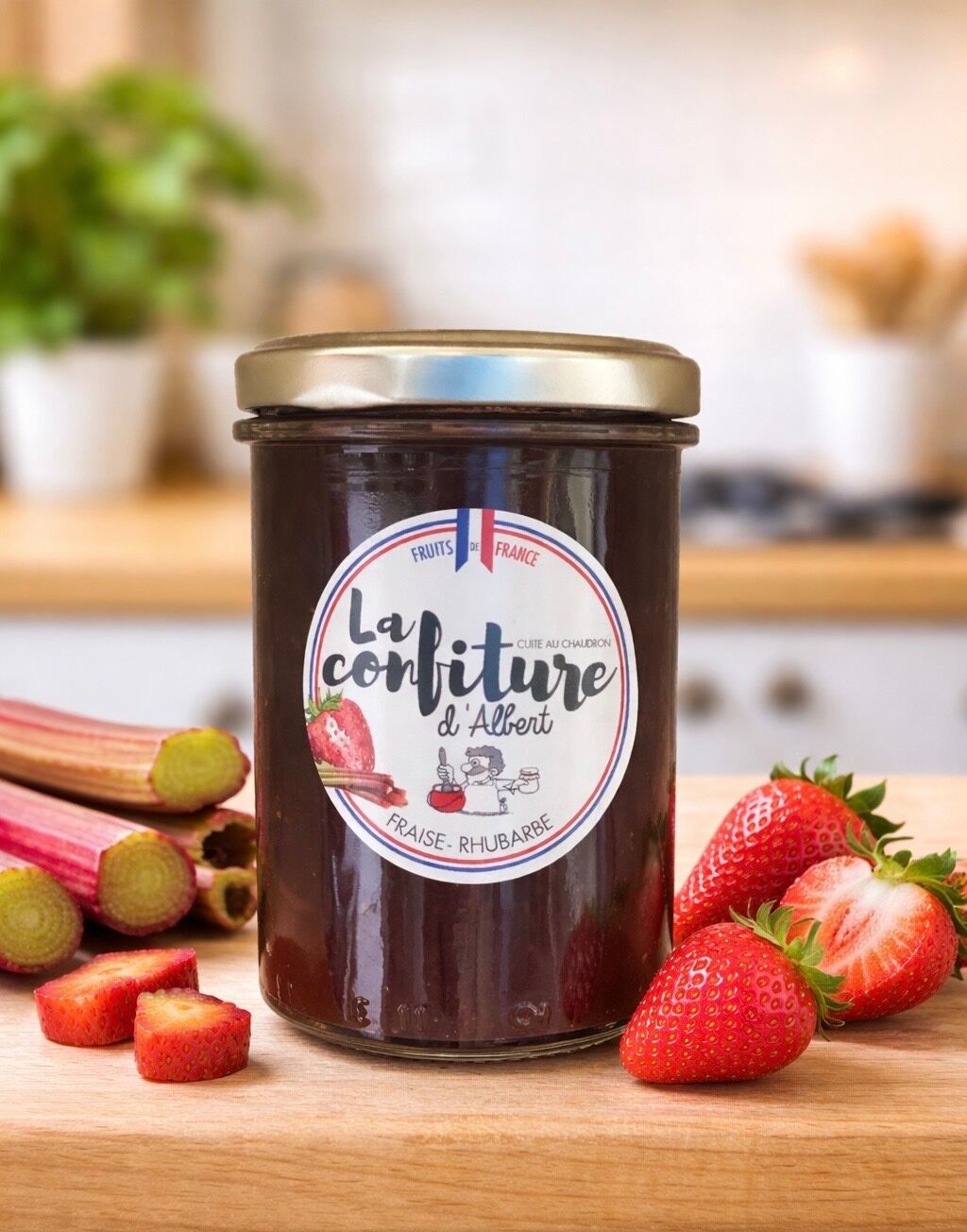 Organic Strawberry Rhubarb Jam