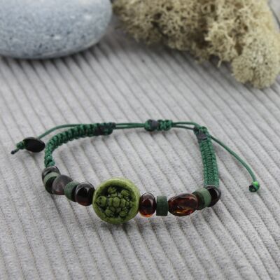 "Turtle" amber bracelet