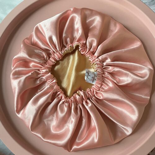 Golden Candy -  Reversible Satin Bonnet - Adults