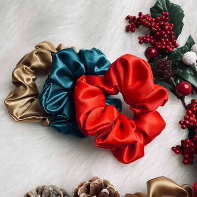 Juego de Scrunchies Edición de Navidad