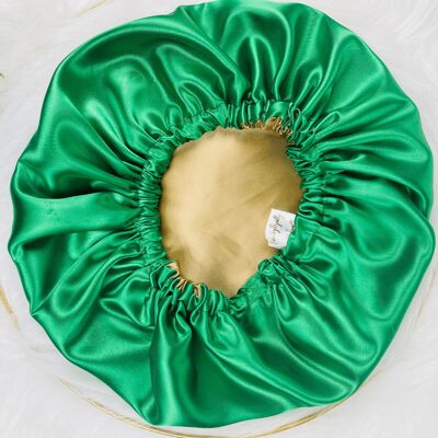 Christmas Edition Satin Bonnet - Tree twist