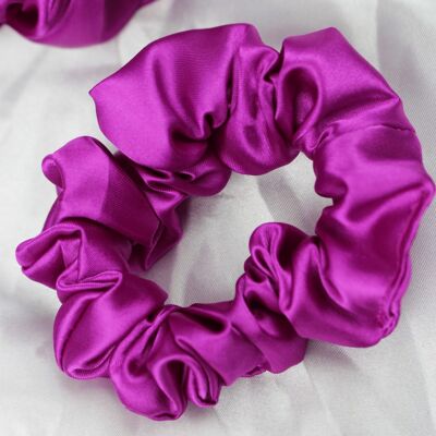 Scrunchie in raso Violeta - Piccolo