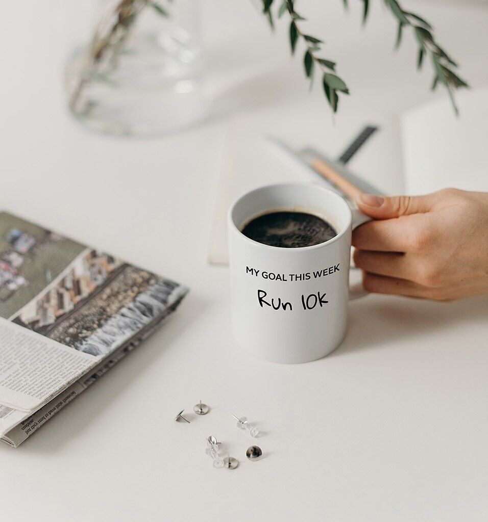 Tasse à café Mon objectif cette semaine