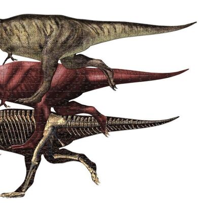 rompecabezas de tiranosaurio rex | rompecabezas de 3 capas