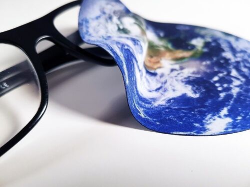 Mikrofasertuch Planet Erde | Brillenputztuch