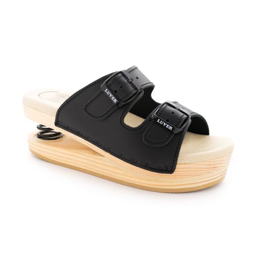 Sandalia con Muelle 2101-A Negro