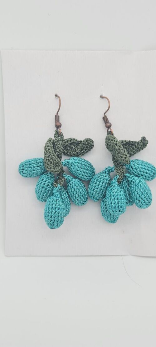 Blue Berry Earrings