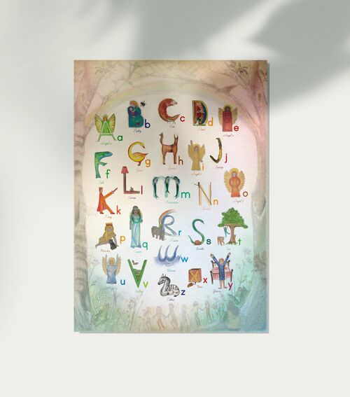 Wild Alphabet Poster