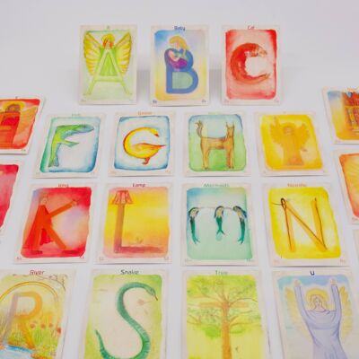 Cartes de l'alphabet sauvage