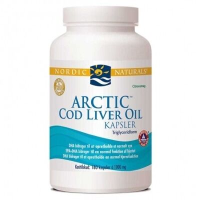 Cápsulas de aceite de hígado de bacalao ártico