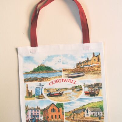 TOTE /SHOPPING BAG. IMAGES OF CORNWALL
