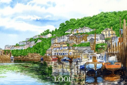 FRIDGE MAGNET LOOE CORNWALL.