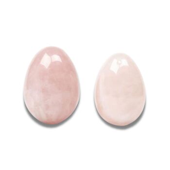 Oeuf de Yoni en Quartz Rose - Moyen 3