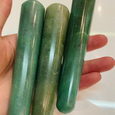 Bâton de massage en Aventurine Verte