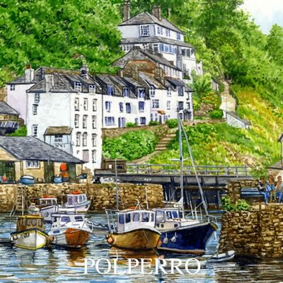 FRIDGE MAGNET POLPERRO CORNWALL.