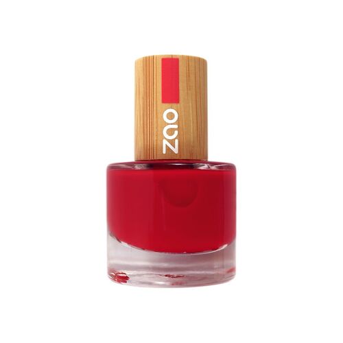 ZAO Nail polish 650 Carmin red organic & vegan