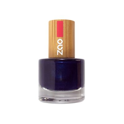 ZAO Esmalte de uñas 653 Azul noche orgánico y vegano