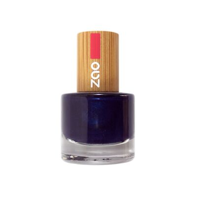 ZAO Vernis à ongles 653 Bleu nuit bio & vegan