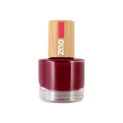 Esmalte de uñas ZAO: 668 rojo pasión orgánico y vegano