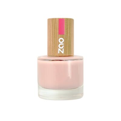 ZAO Nail polish : 675 Frosted pink organic & vegan