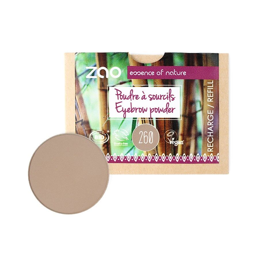 ZAO Refill Eyebrow Powder 260 Blonde * biologico e vegano