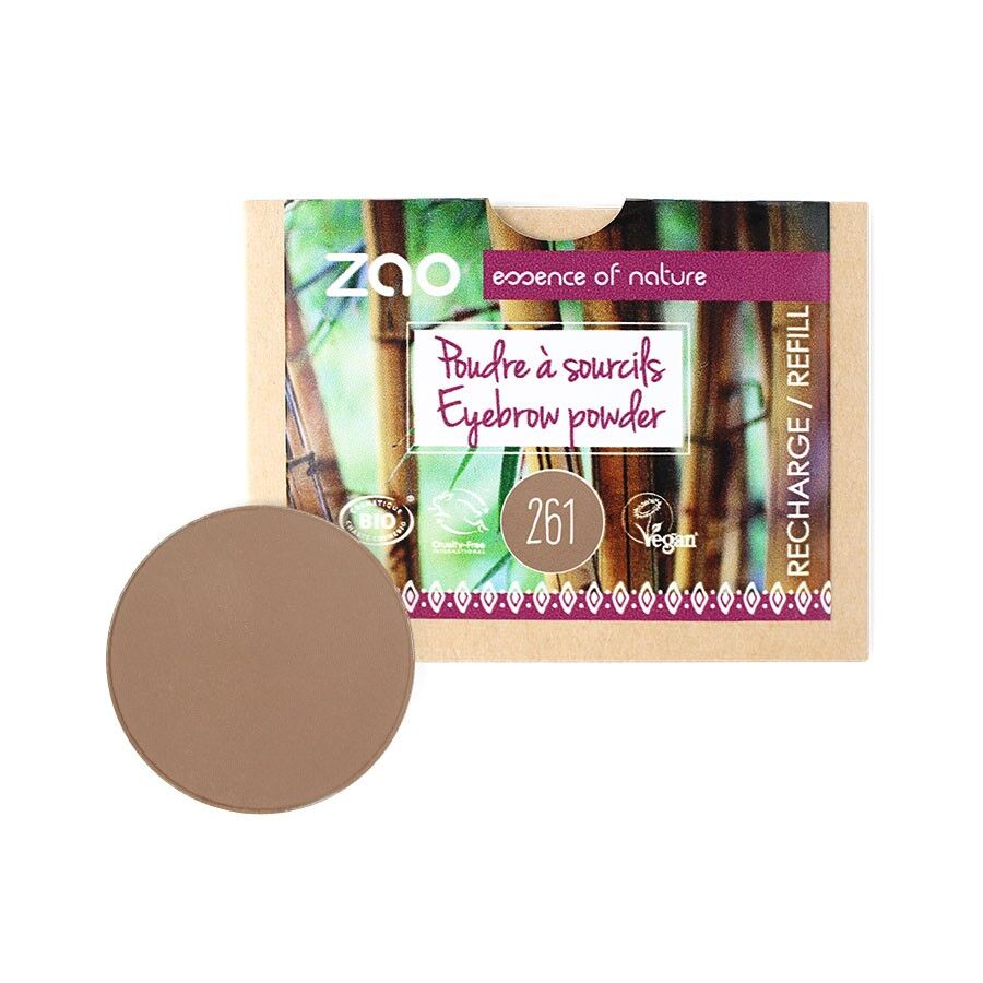ZAO Refill Polvere per sopracciglia 261 Biondo cenere * biologico e vegano
