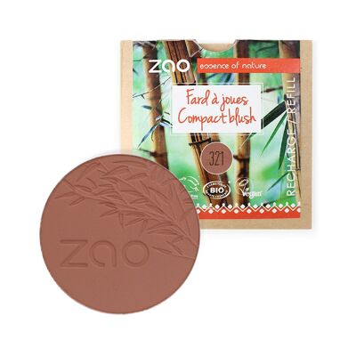 ZAO Refill Compact blush 321 Brown orange * organic & vegan
