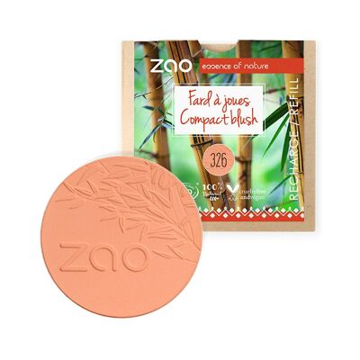 ZAO Refill Blush compact 326 Éclat naturel* bio & vegan