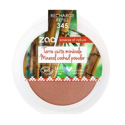 ZAO Recambio Mineral Cocido en polvo 345 Chocolate con leche * orgánico y vegano
