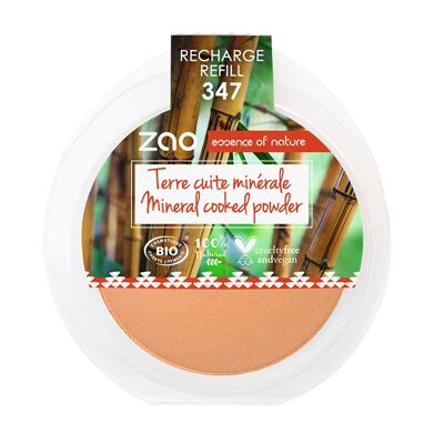 ZAO Refill Mineral Cooked powder 347 Apricot beige * organic & vegan