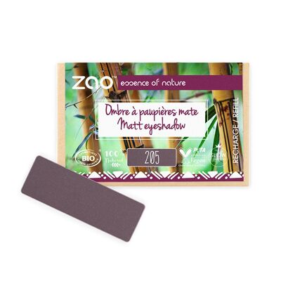 ZAO Refill rectangle Eye shadow 205 Dark purple * organic & vegan