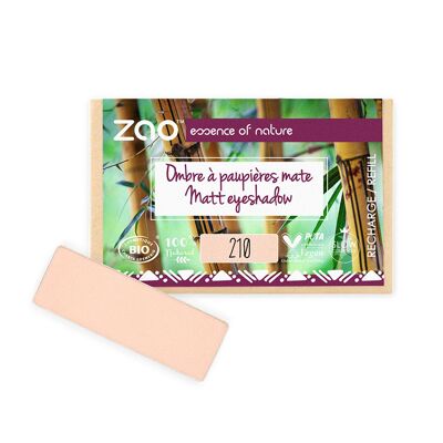 ZAO Refill rectangle Eye shadow 210 Peachy pink * organic & vegan