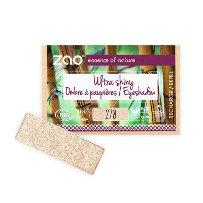 ZAO Refill rectangle Eye shadow 270 Champagne *** organic & vegan